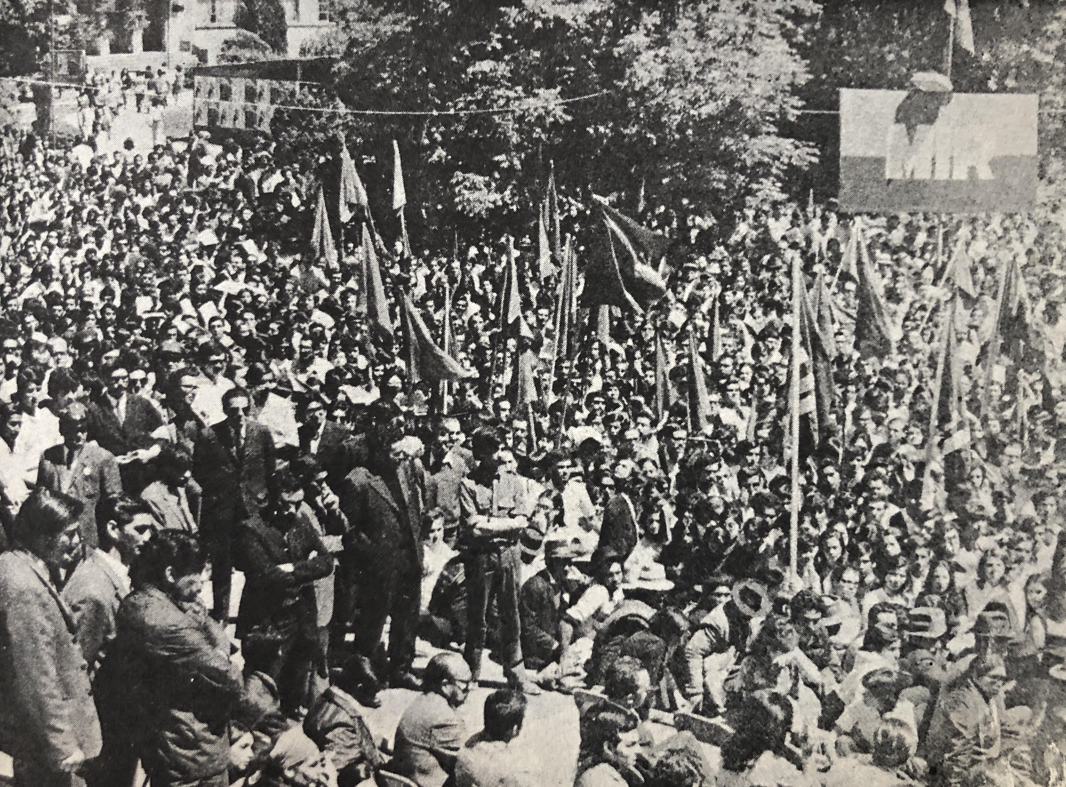 Fidel Castro en Concepción, 1971